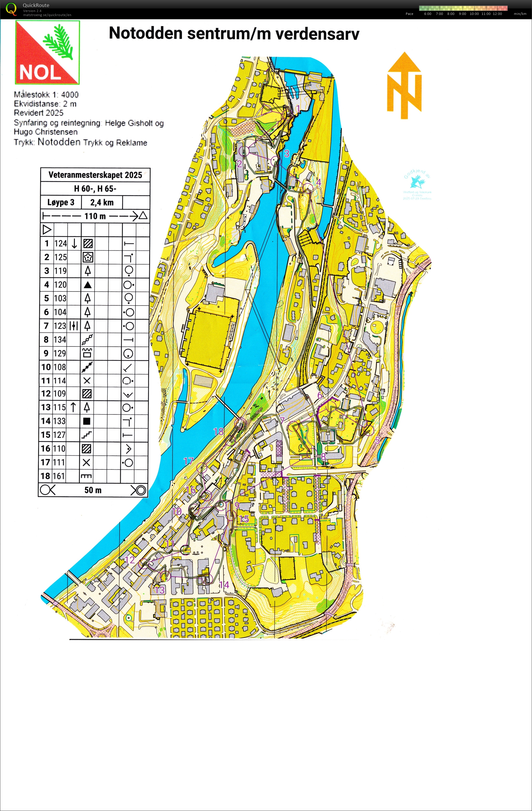 Veteranmesterskapet sprint, H65- (12.09.2025)