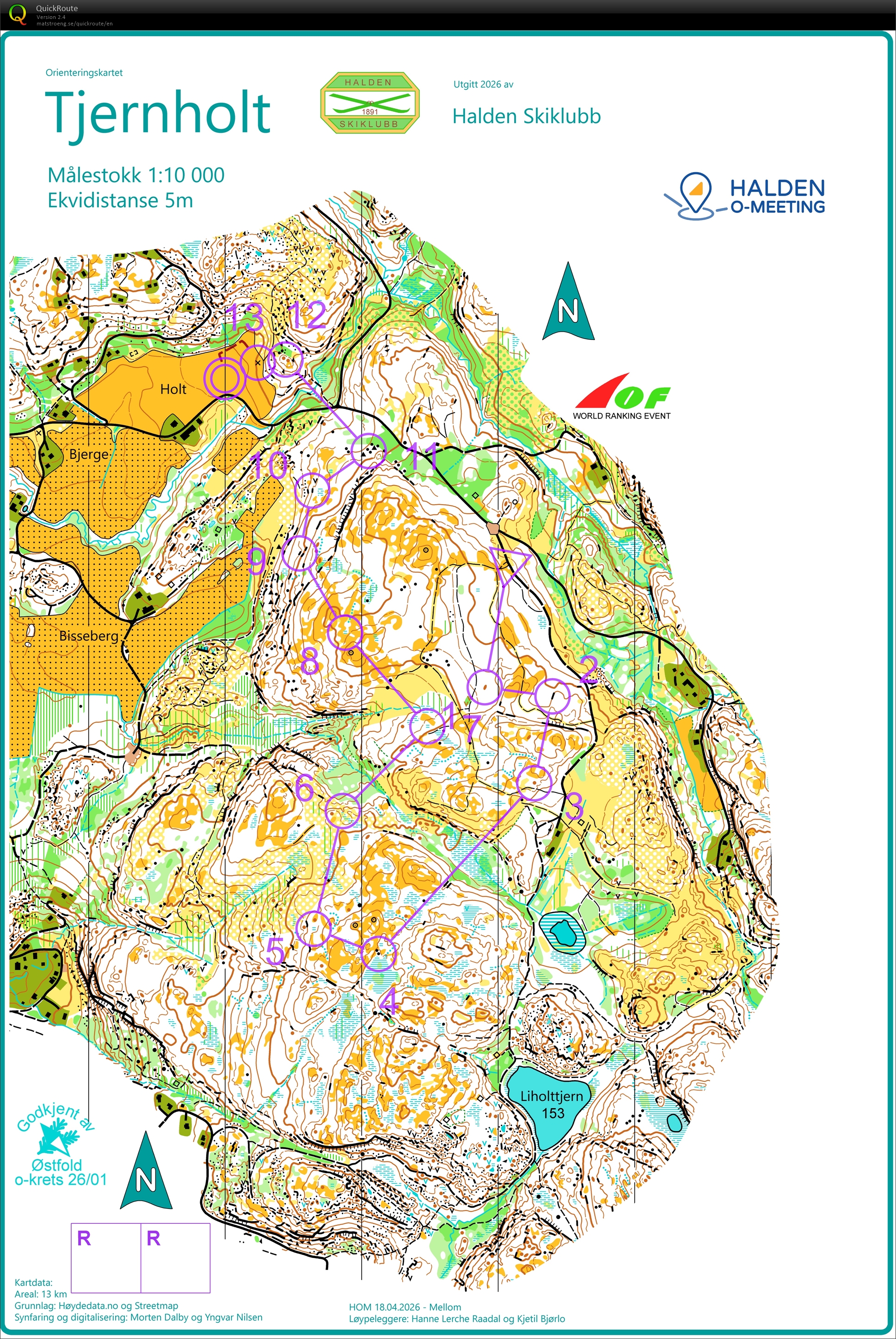 Galden O-meeting, Mellom - AK-åpen (18.04.2026)
